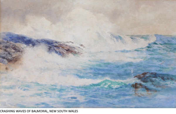 CRASHING WAVES OF BALMORAL, NEW SOUTH WALES